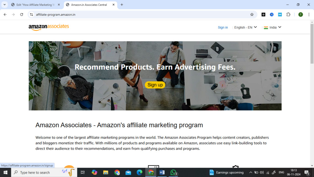 How Affiliate Marketing Works